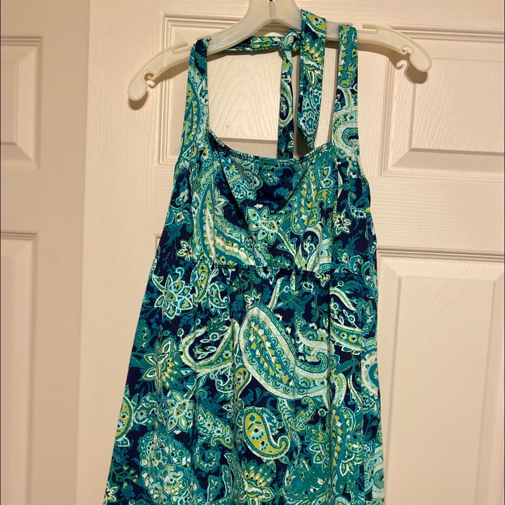 Lands End Halter Swim suit Top size 16